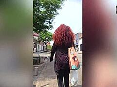 curly milf caught in warehouse takes painful anal for debt 😈🍑🔥 pov homemade