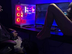 Wife Boldly Competes in Femdom Handjob Game Against Spider-Man 2