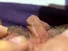 big clit throbs to intense closeup orgasm