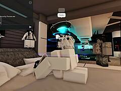 playing roblox turns into wild thai rough sex adventure online