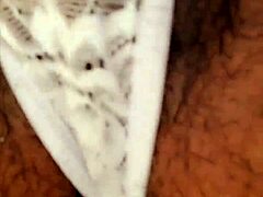 mature latina milf licks hairy pussy outdoors with toys and anal play