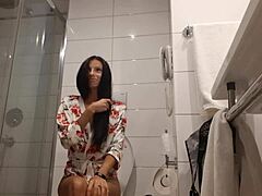 LESBIAN GIRLS LICK Hotel SERVICE!