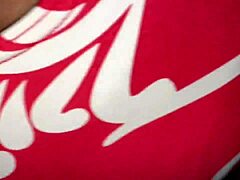 Hot young Indian wife teases boss daddy in tight workout gear before black cock fucking and spanking