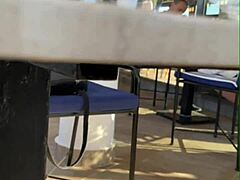 18yo model flashes then fucks publicly in pov