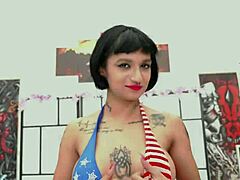 Anal DAP Piss Rimjob Cumshot On Candy Scott's Glasses Face!