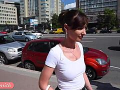 jeny smith flashes her cute ass in public upskirt 😘