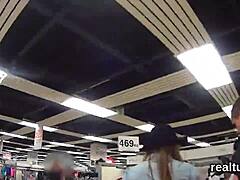 i teased perfect czech babe in shop then fucked her pov hard