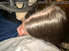 wanna watch double deepthroat blowjob in driving van?