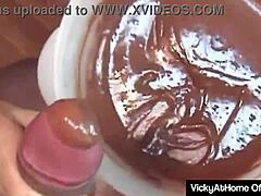 Vicky Vette Gulps Big Cock Cum After Dirty Talk Suck Session!