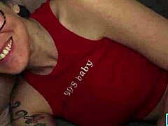 dom boyfriend rips spandex owning her pussy rough doggystyle