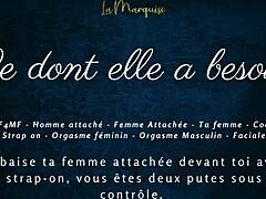 French femdom couple dishes out her humiliating needs!