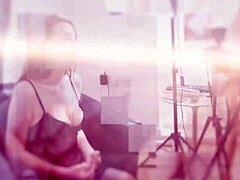 blonde british 18yo college student gulps massive cum load