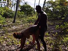 Living paradise putaria: Adam Eve intense anal assfucking dripping nonstop