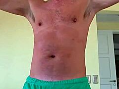 pervy fat daddy's boner pops in soft cotton shorts 😩💦