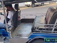 Tiny Thai Teen Picked Up Street Ride Fucked Hard!