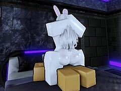 Femboy conejito lindo preñado a fondo