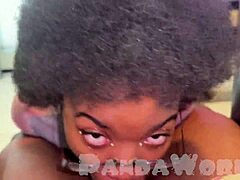 mmff double bbc blowjob ebony deepthroat blonde slut contrast?