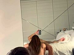 Morning blowjob and handjob wakes up with hot luiza marcato's mouth