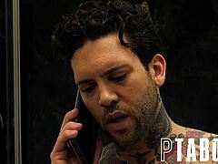 my new white stepdaddy pounds aaliyah hadid hard