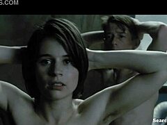 suzanna hamilton bares big tits in 1984 blue film retro scene