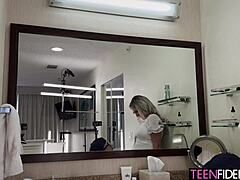 Busty Blonde Gracie Gates Face Fucked Hard and Deep