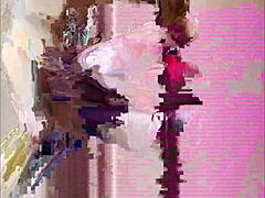 beautiful wife rides cowgirl in lingerie