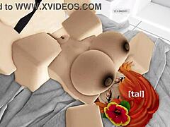 Cute Roblox Girl's Big Tits Pussy Gets Destroyed in Condo Cumshot Frenzy