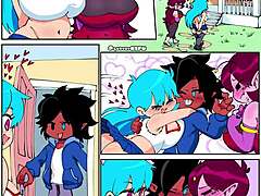 Threeway Group Comic Linkup Fnf Porn Action