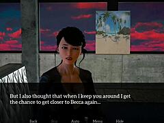 brunette milf plays erotic ass tits game