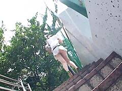 little japanese mizuki teases before her wet spot overflows with sticky warmth