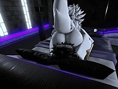 He pounds his hot furry Roblox slut relentlessly