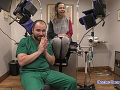 kalani luana licks balls in latex bdsm backstage