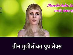 marathi group sex story with three horny indian girls