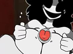 scared 18 year old rides tits out in weird boob sex play