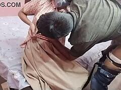 desi 18yo virgin student first time doggy big boobs tight