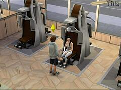 bold gym pussy pounding in public sauna outdoor fuck