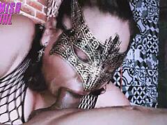 deepthroat goddess chokes on stepdad's cock for 10 sloppy minutes