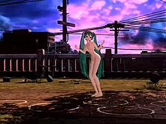 hatsune miku nude mod shows off huge tits ass pussy
