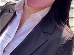 he seduces ol into hotel for private creampie sex