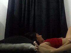 stepdad shoves cock on stepdaughter's feet she rides till creampie!