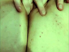 Sexy Stepsis Fingers Dripping Pussy with Vibrator to Wild Orgasm!