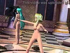 Hatsune Miku Gumi Nude Mod Reveals Big Tits Ass Pussy
