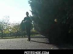 Petite Busty Blonde Roxy Risingstar Teased by Vince Karter