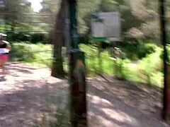 marie luv sins with monster cock outdoor blowjob facial