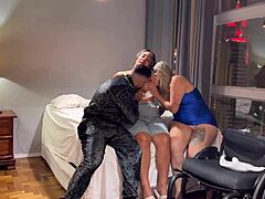 wheelchair brazilian friend travels far for paulistas' anal pounding again