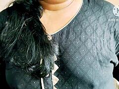 desi wife bent over kitchen for neighbor's big cock deepthroat doggystyle pounding