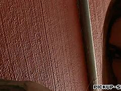 sweet czech babe crystal young pounded hard outdoors for cash