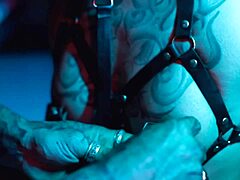 latina goddess chokes sub with feet while he worships wet pussy