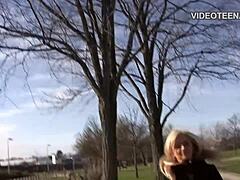 Angelique's First Nude Casting Tease Strips Bare