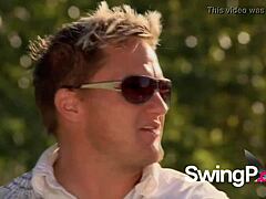 naked swingers vibe out in hot summer group play